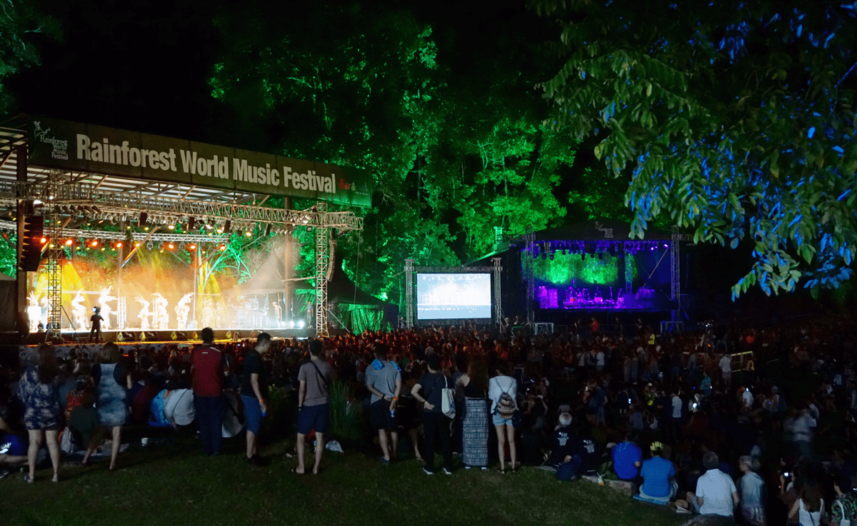 Rainforest World Music Festival grounds 